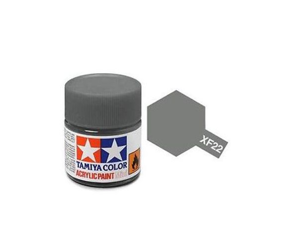TAMIYA COLOR Rlm Gray Xf-22 Acrylic Paint 10 Ml - .