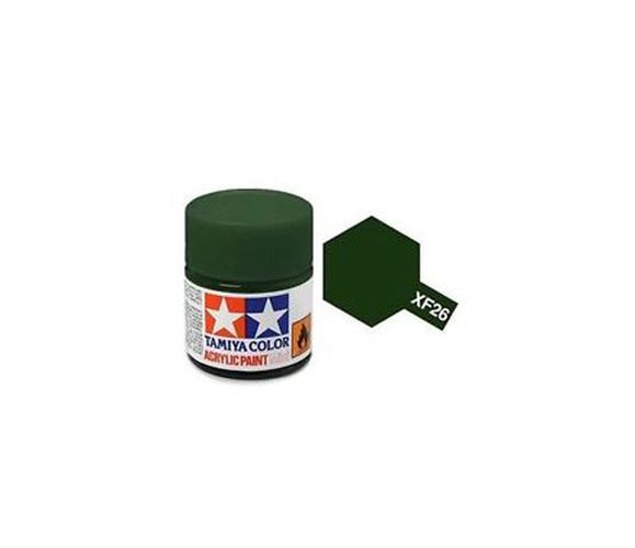 TAMIYA COLOR Deep Green Xf-26 Acrylic Paint 10 Ml - 