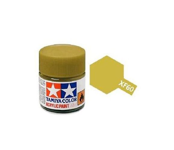 TAMIYA COLOR Dark Yellow Xf-60 Acrylic Paint 10 Ml - PAINT/ACCESSORY