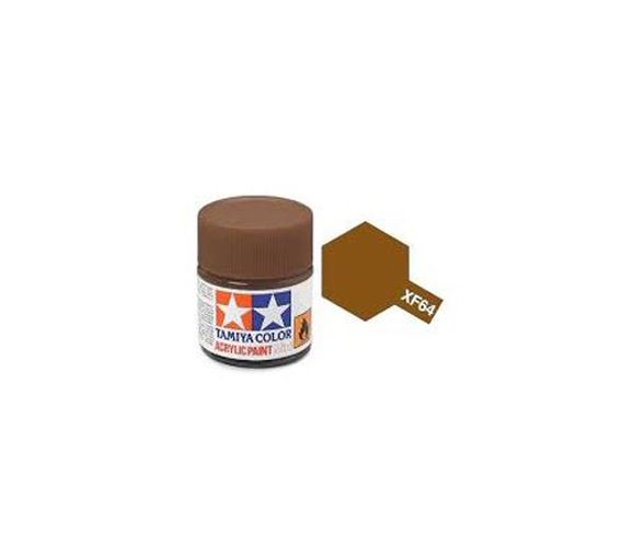 TAMIYA COLOR Red Brown Xf-64 Acrylic Paint 10 Ml - PAINT/ACCESSORY