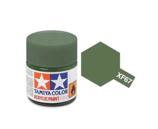 TAMIYA COLOR Nato Green Xf-67 Acrylic Paint 10 Ml - PAINT/ACCESSORY