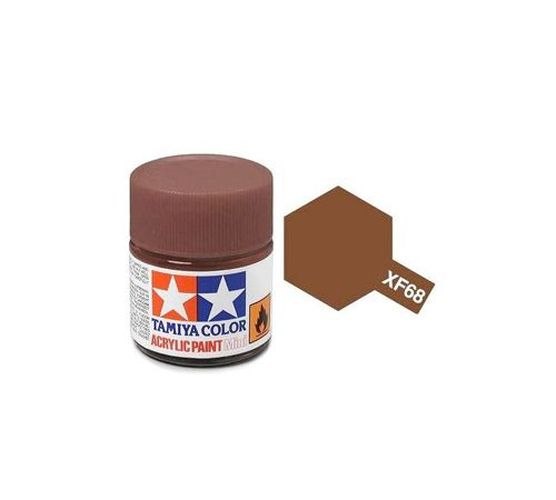 TAMIYA COLOR Nato Brown Xf-68 Acrylic Paint 10 Ml - PAINT/ACCESSORY