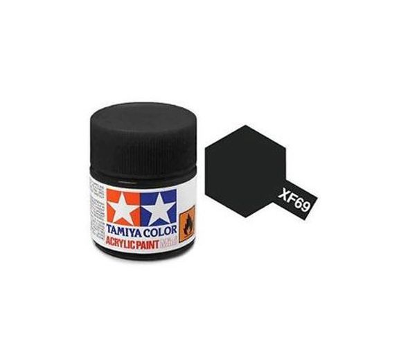 TAMIYA COLOR Nato Black Xf-69 Acrylic Paint 10 Ml - PAINT/ACCESSORY