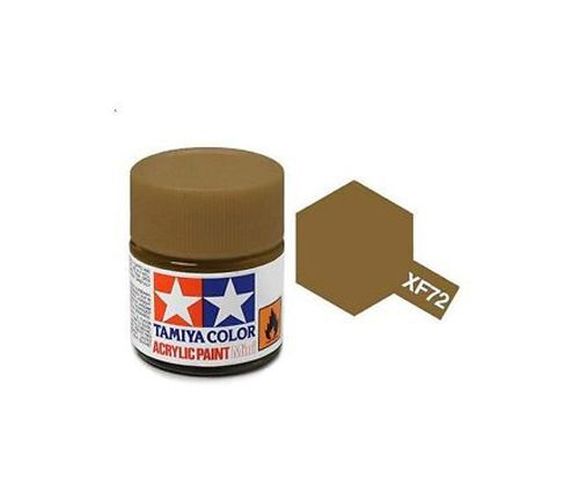 TAMIYA COLOR Brown Xf-72 Acrylic Paint 10 Ml - PAINT/ACCESSORY
