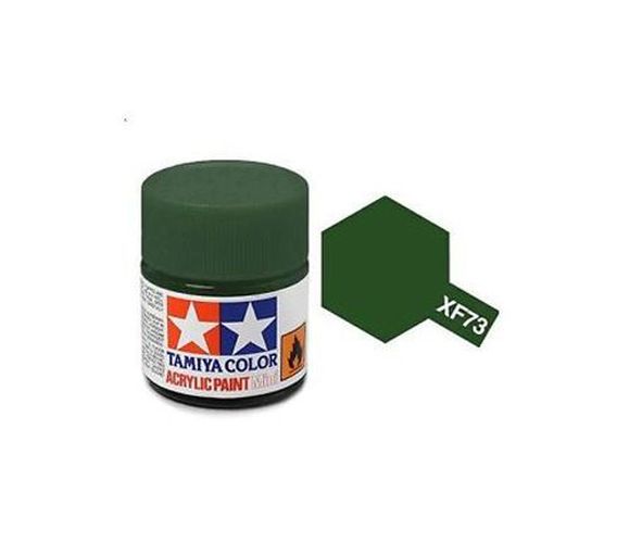 TAMIYA COLOR Dark Green Xf-73 Acrylic Paint 10 Ml - PAINT/ACCESSORY