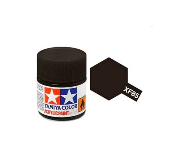 TAMIYA COLOR Ruber Black Xf-85 Acrylic Paint 10 Ml - PAINT/ACCESSORY