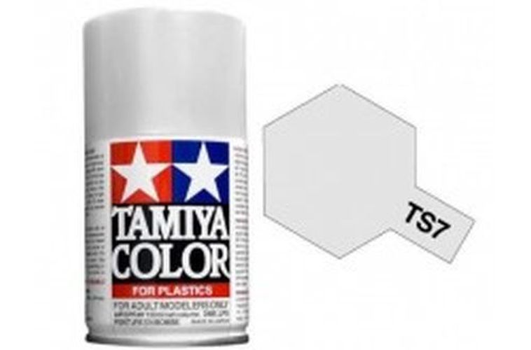 TAMIYA COLOR Raching White Ts-7 Spray Paint Lacquer - PAINT