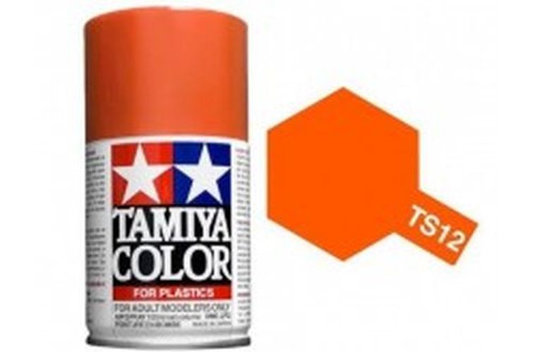 TAMIYA COLOR Orange Ts-12 Spray Paint Lacquer - PAINT/ACCESSORY