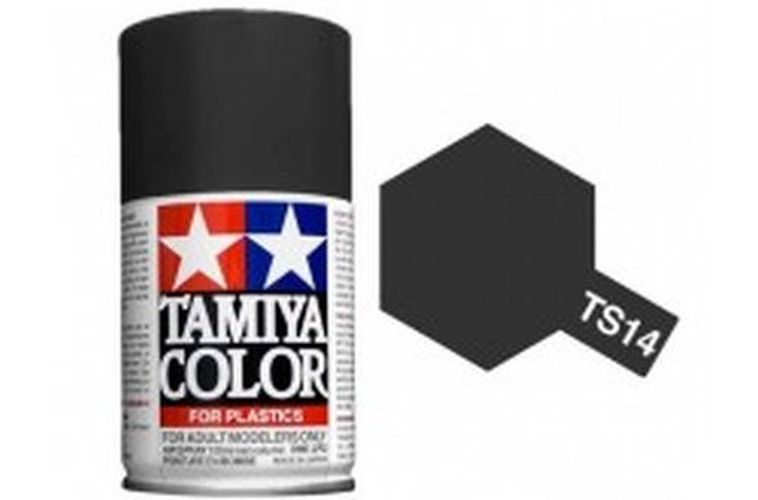 TAMIYA COLOR Black Ts-14 Spray Paint Lacquer - PAINT