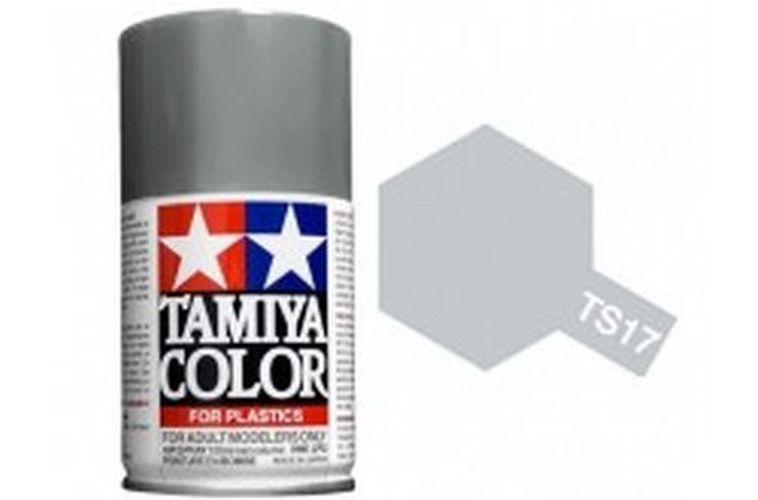 TAMIYA COLOR Gloss Aluminum Ts-17 Spray Paint Lacquer - PAINT