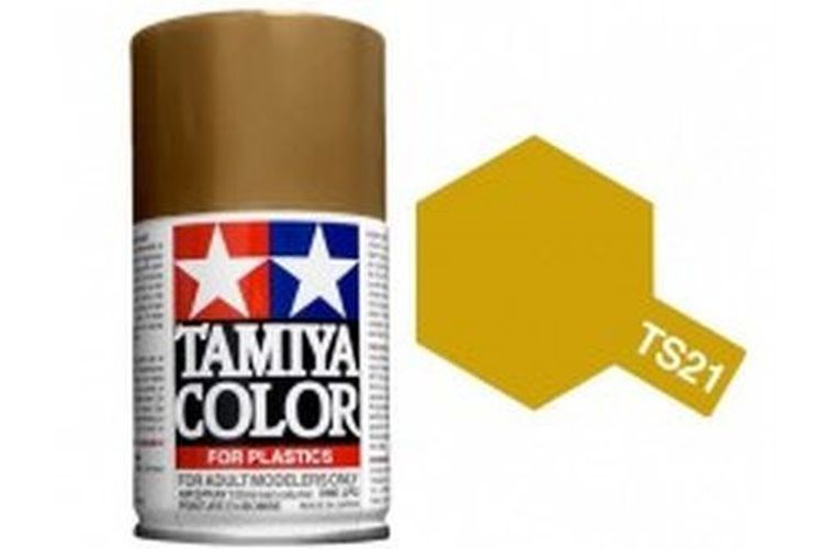 TAMIYA COLOR Gold Ts-21 Spray Paint Lacquer - .