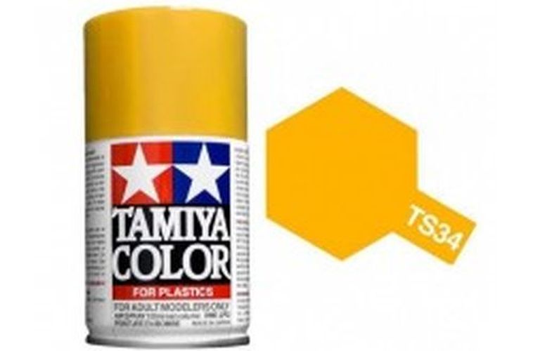 TAMIYA COLOR Camel Yellow Ts-34 Spray Paint Lacquer - PAINT