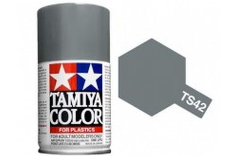 TAMIYA COLOR Light Gun Metal Ts-42 Spray Paint Lacquer - PAINT/ACCESSORY