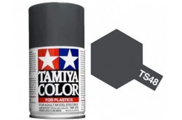 TAMIYA COLOR Gunship Gray Ts-48 Spray Paint Lacquer - PAINT/ACCESSORY