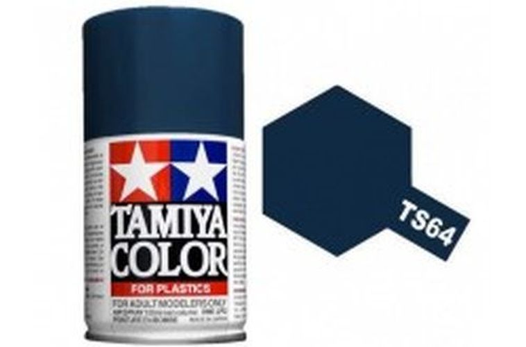 TAMIYA COLOR Dark Mica Blue Ts-64 Spray Paint Lacquer - .