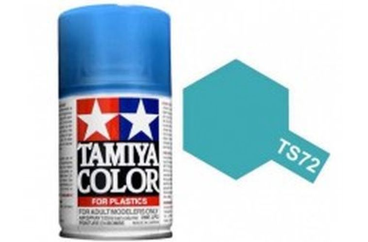 TAMIYA COLOR Clear Blue Ts-72 Spray Paint Lacquer - .