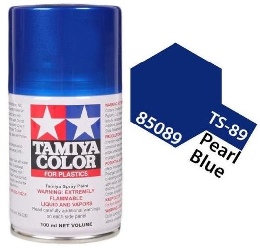 TAMIYA COLOR Pearl Blue Ts-89 Spray Paint Lacquer - PAINT