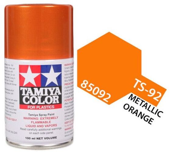 TAMIYA COLOR Metallic Orange Ts-92 Spray Paint Lacquer - .