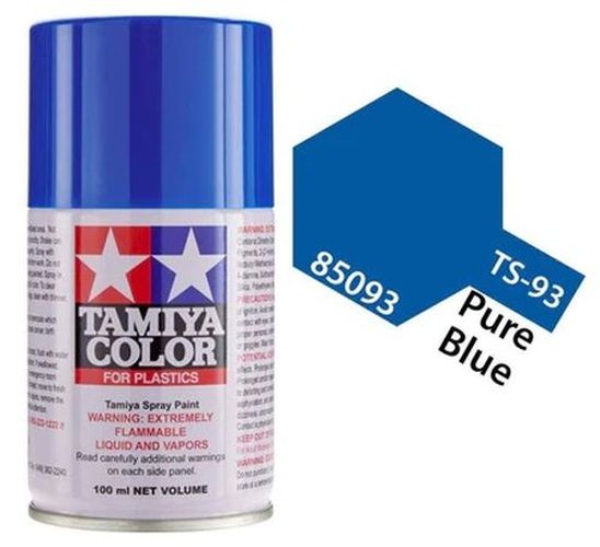 TAMIYA COLOR Pure Blue Ts-93 Spray Paint Lacquer - .