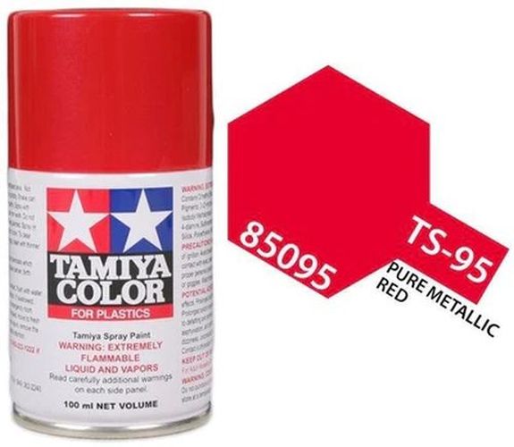 TAMIYA COLOR Metallic Red Ts-95 Spray Paint Lacquer - .