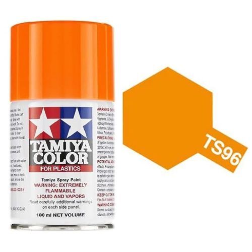 TAMIYA COLOR Fluorescent Orange Ts-96 Spray Paint Lacquer - .
