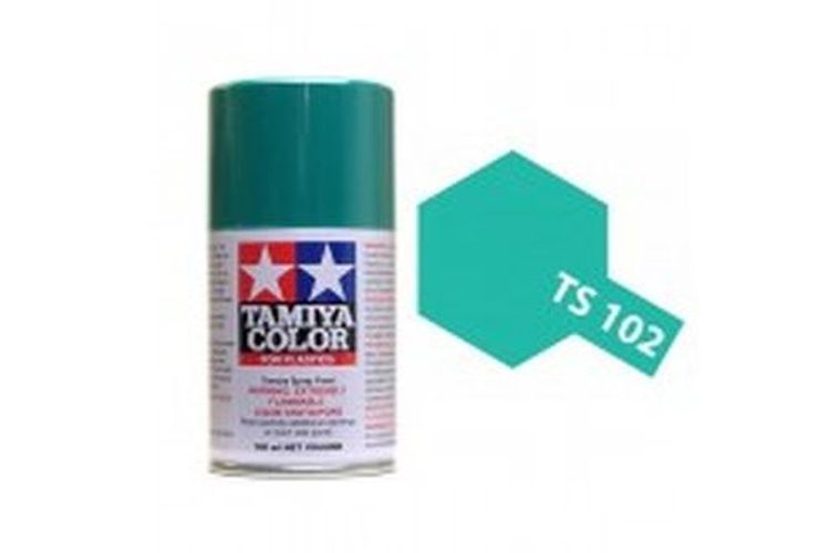 TAMIYA COLOR Cobalt Green Ts-102 Spray Paint Lacquer - PAINT/ACCESSORY