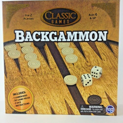 TCG Backgammon Classic Board Game - BOARD GAMES