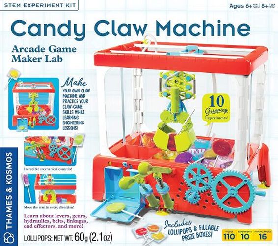 THAMES AND KOSMOS Candy Claw Machine Arcade Game Maker Lab - 