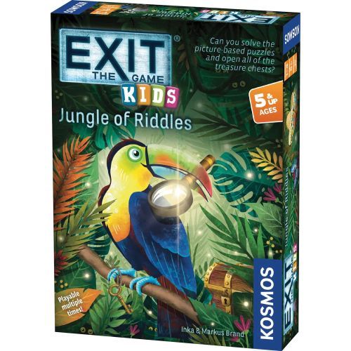 THAMES AND KOSMOS Exit: Jungle Of Riddles For Kids - BOARD GAMES