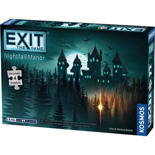 THAMES AND KOSMOS Exit: Nightfall Manor With Puzzle - BOARD GAMES