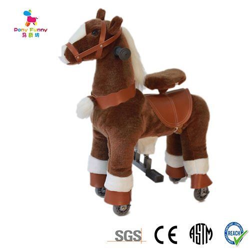 TODDLER TOYS Chocolate Brown Small Trotting Action  Pony Horse Cycle Ages 2-5 - PRESCHOOL