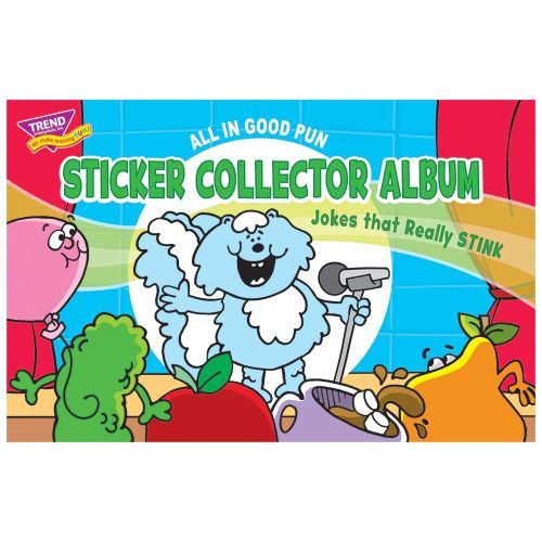 TREND ENTERPRISES Sticker Collector Album - BOY TOYS