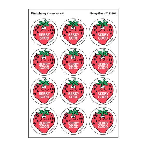 TREND ENTERPRISES Strawberry Scratch N Sniff Stinky Stickers - 