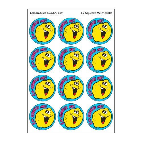 TREND ENTERPRISES Lemon Juice Scratch N Sniff Stinky Stickers - 