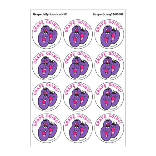 TREND ENTERPRISES Grape Jelly Scratch N Sniff Stinky Stickers - 