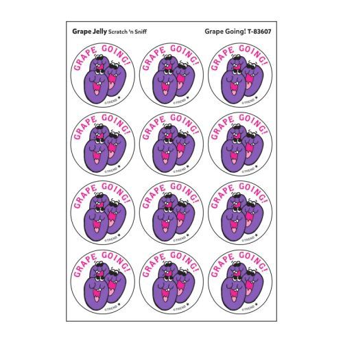TREND ENTERPRISES Grape Jelly Scratch N Sniff Stinky Stickers - 
