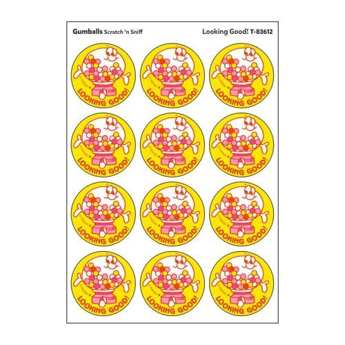 TREND ENTERPRISES Gumballs Scratch N Sniff Stinky Stickers - 