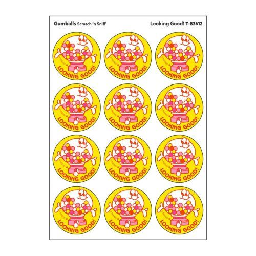 TREND ENTERPRISES Gumballs Scratch N Sniff Stinky Stickers - 