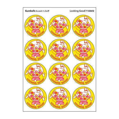 TREND ENTERPRISES Gumballs Scratch N Sniff Stinky Stickers - BOY TOYS