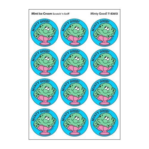 TREND ENTERPRISES Mint Ice Cream Scratch N Sniff Stinky Stickers