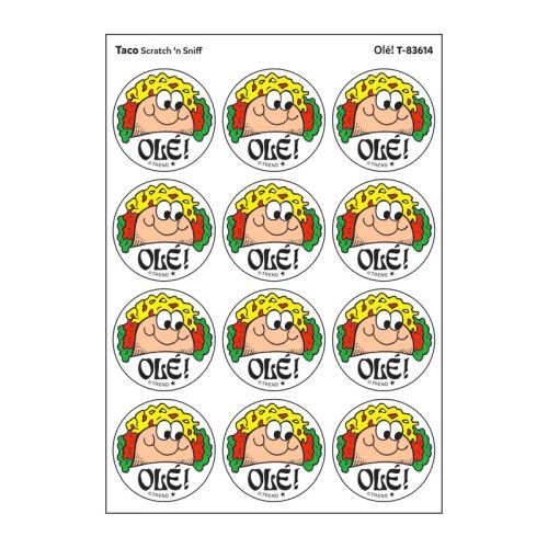 TREND ENTERPRISES Taco Scratch N Sniff Stinky Stickers - 