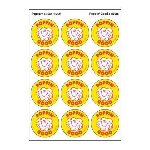 TREND ENTERPRISES Popcorn Scratch N Sniff Stinky Stickers - 