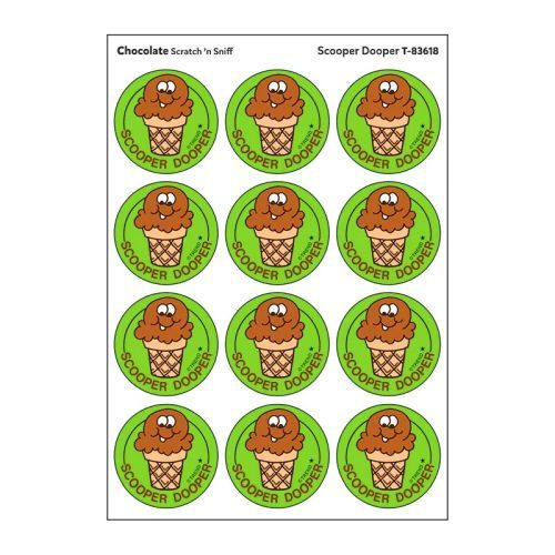 TREND ENTERPRISES Chocolate Scratch N Sniff Stinky Stickers - BOY TOYS