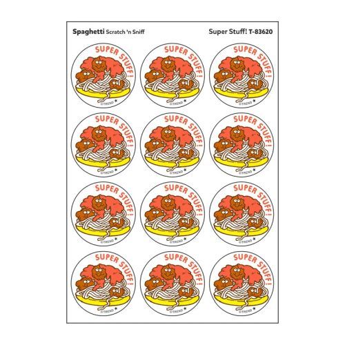 TREND ENTERPRISES Spaghetti Scratch N Sniff Stinky Stickers - 