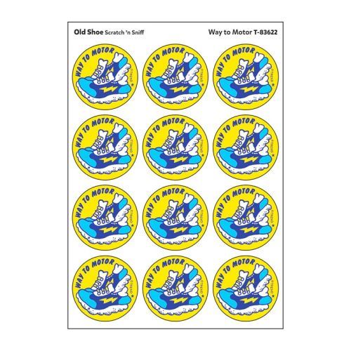 TREND ENTERPRISES Old Shoe Scratch N Sniff Stinky Stickers - 