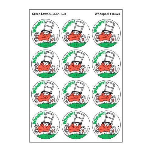 TREND ENTERPRISES Green Lawn Scratch N Sniff Stinky Stickers - 
