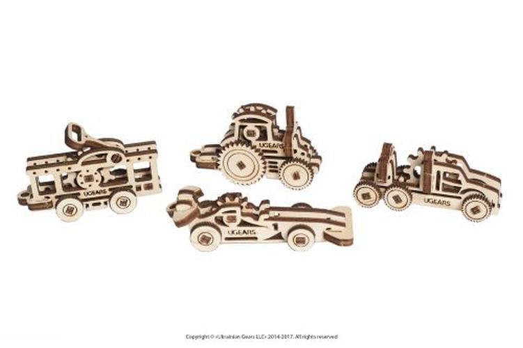 UKIDS U-fidgets Vehicles Wood Model - 