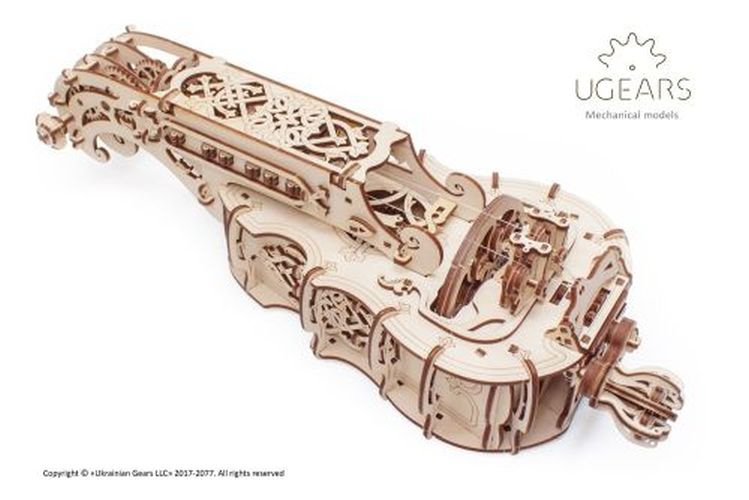 UKIDS Hurdy Gurdy Musical Wood Model - 