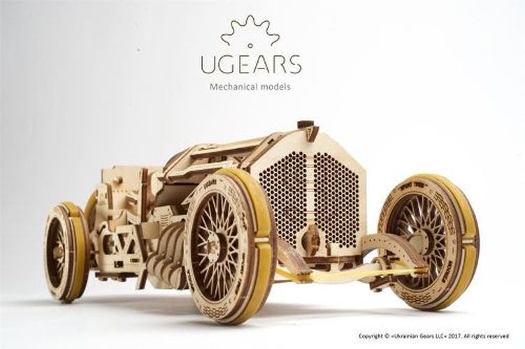 UKIDS Grand Prix Car Wood Model - 