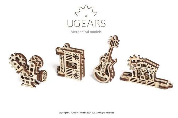 UKIDS U-fidgets Creation Wood Model 4 Pack - 